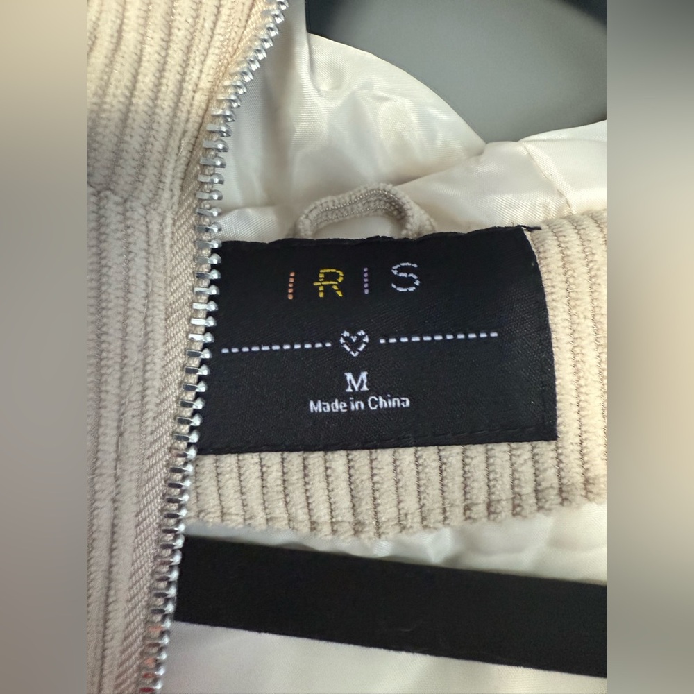 Iris Beige Ribbed Jacket - Picture 4 of 4